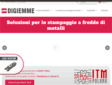 Tablet Screenshot of digiemme.it